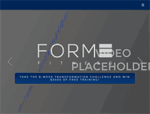 Tablet Screenshot of formefitness.com
